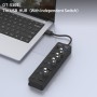 Onten USB x 7 Ports Hub with LED on/off switch and Power Supply Port OTN-5307