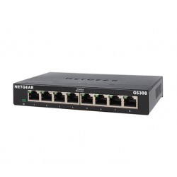 Netgear ﻿﻿8 Port Gigabit Ethernet Switch Unmanaged GS308