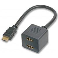 EW HDMI Splitter 1x2 1 in 2 out Adapter