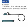 Onten 5 in 2 Type-C / USB3.0 Card Reader with 3 ports USB HUB OTN-UCA9705