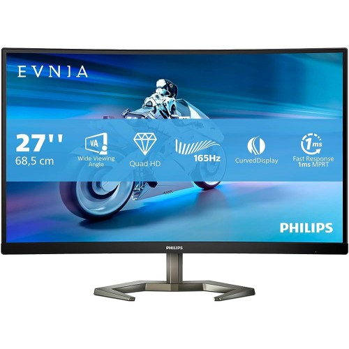 Philips 27" QHD 165Hz VA monitor 曲面電競顯示器 27M1C5500VL