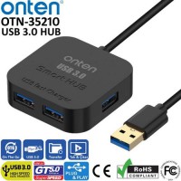 Onten USB 3.0 to USB3.0 x 4 Ports 1m with Power Supply Port OTN-35210