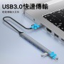 Onten 7 Ports USB Hub - Type-C / USB 2 in 1 集線器 OT-UCA9702