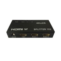 HDMI SPLITTER 1 to 2 4K with POWER SUPPLY